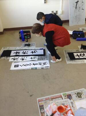 12月の練習の様子