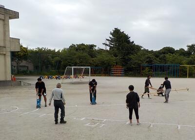 ソフトボール投げ